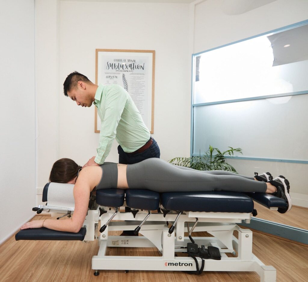 Dr David Lam Chiropractic Back Adjustment